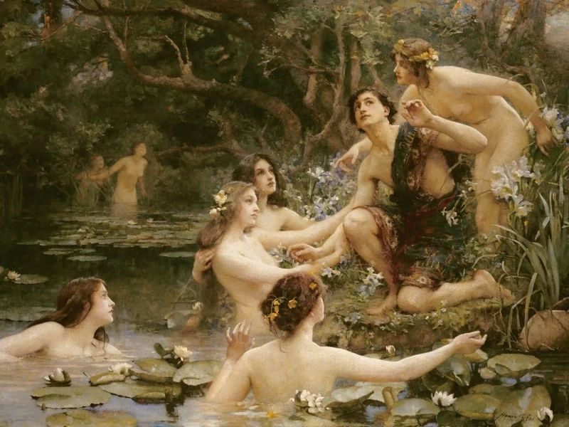 1856-Henrietta Emma Ratcliffe Rae - Hylas e le ninfe dell'acqua